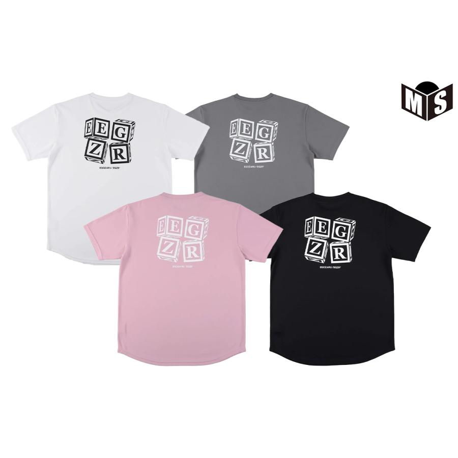 EGOZARU（エゴザル） EGZRキューブ バックプリント Tシャツ