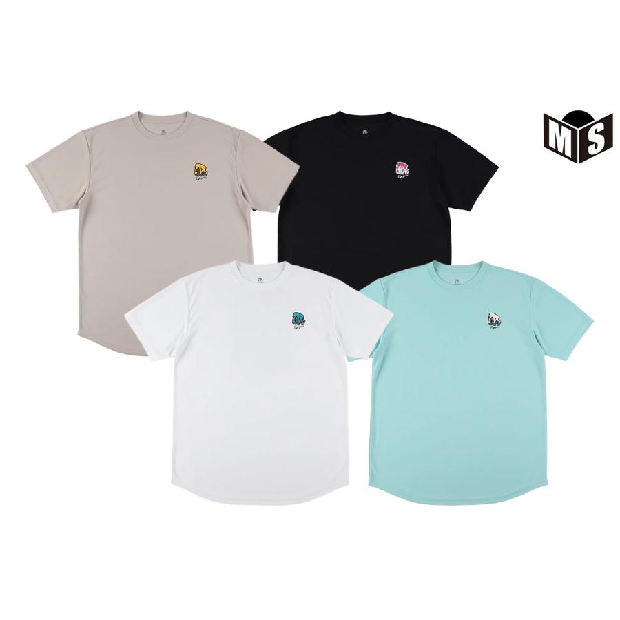 EGOZARU（エゴザル） スクリブルブロック バックプリント Tシャツ