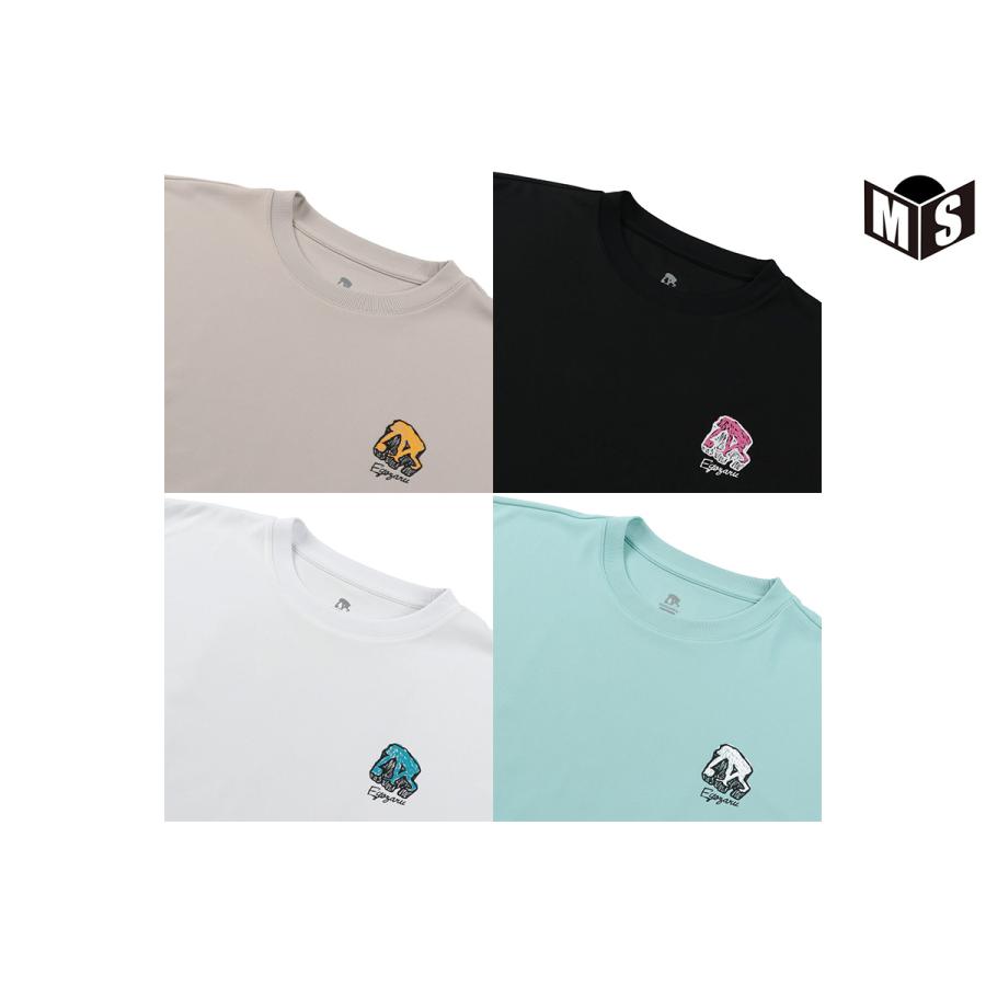 EGOZARU（エゴザル） スクリブルブロック バックプリント Tシャツ