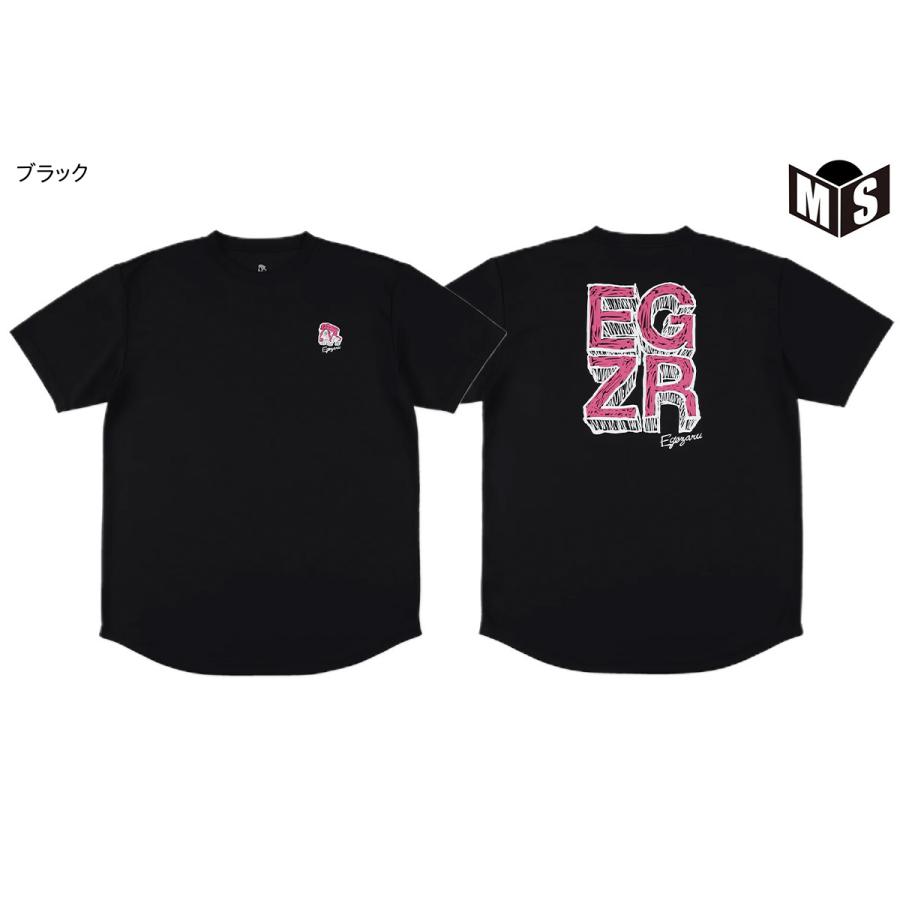 EGOZARU（エゴザル） スクリブルブロック バックプリント Tシャツ