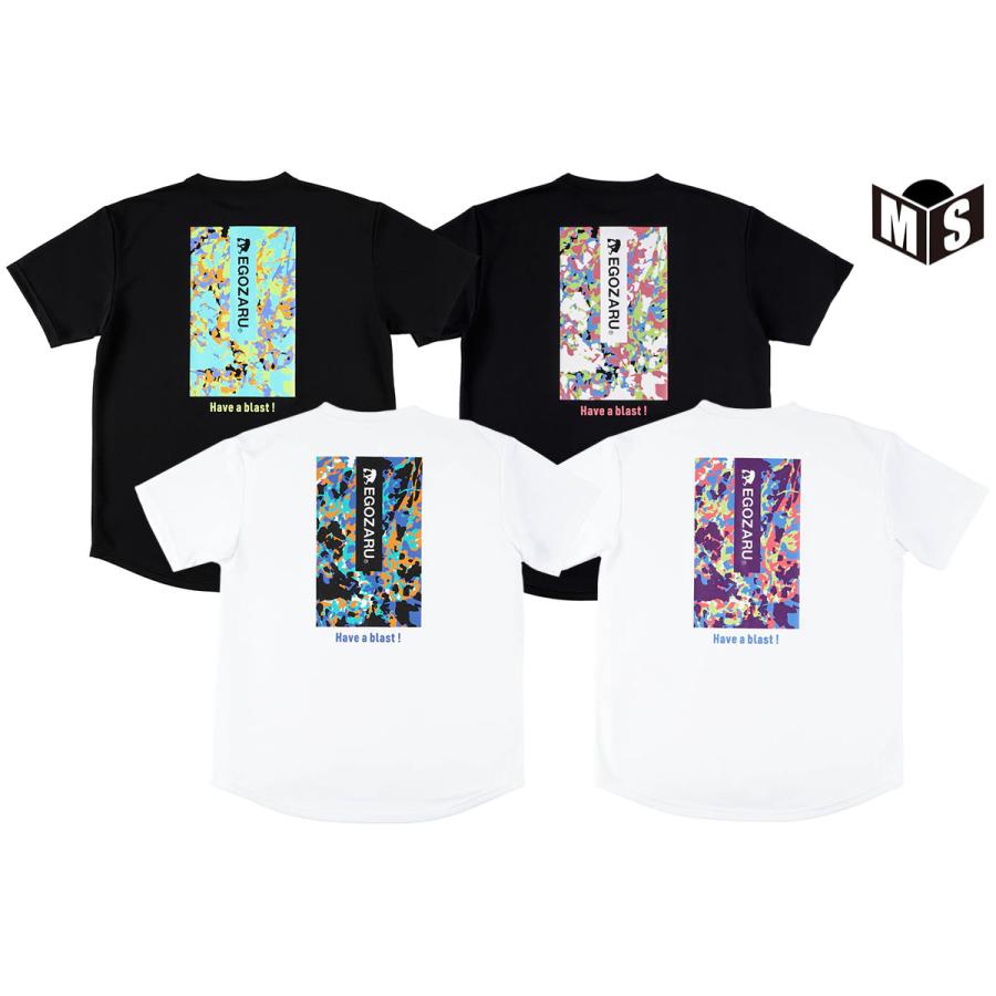 バスケ Tシャツ 4色展開 エゴザル Egozaru Back Print Gaudy Tシャツ Ezstsp 10 Ezstsp 10 Mizoguchi Sports 通販 Yahoo ショッピング