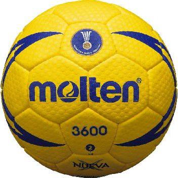 入荷未定 ネーム加工可 Molten ハンドボール2号球ヌエバx3600 検定球 屋外グラウンド専用 一般女子 大学女子 高校女子 中学校用 H2x3600