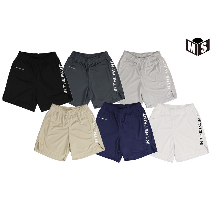 膝上丈] サイドロゴ スリット ショーツ（ポケット付き） インザ