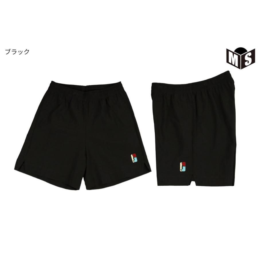 膝上ショート丈]サガラワッペンウーブンショーツ インザペイント