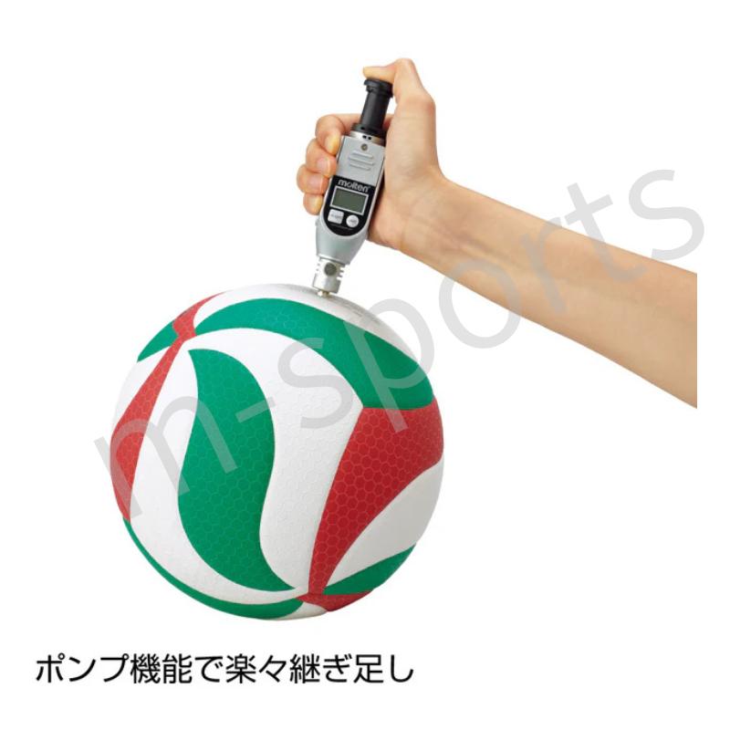 molten（モルテン） エア継ぎ足し可 ミニポンプ付 デジタル圧力計 PGP