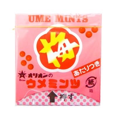 【駄菓子くじ】オリオン 20円　当たり付き　梅ミンツ（40個+当たり分）イベント・催事・大人買い｜mizota