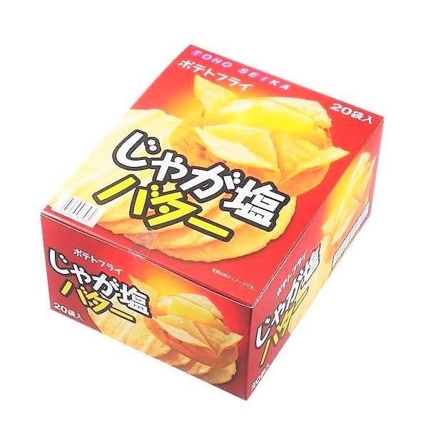 トーホー 【72%OFF!】 ポテトフライ じゃが塩バター 20袋入り1BOX 東豊製菓 値段が激安