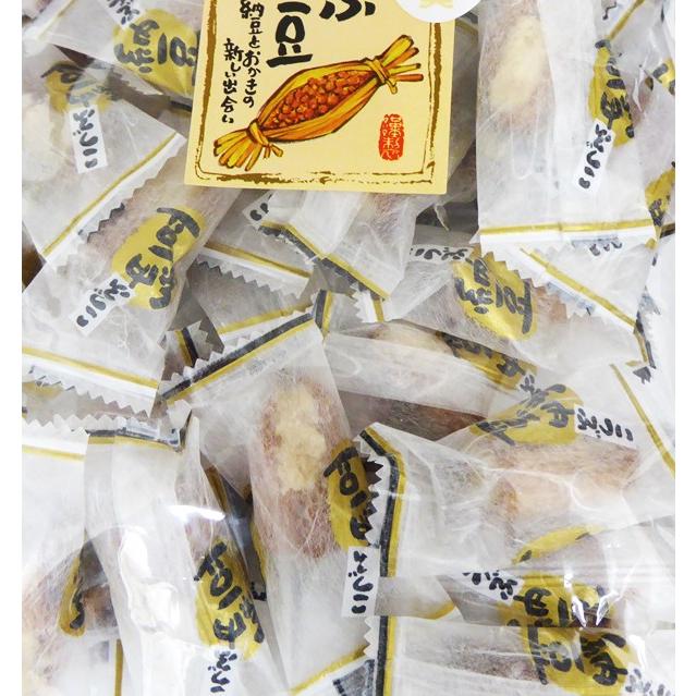 徳用 こつぶ納豆 おかき 大量１kg（200ｇ×5袋）個包装  井崎商店 業務用 バー・クラブなどのおつまみにも｜mizota｜02