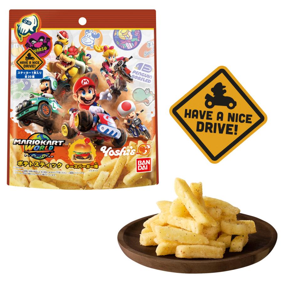【超お得！】　マリオカートワールドポテトスティック　100セット (お菓子のみ) 超お得！】 マリオカートワールドポテトスティック 100個セット(お菓子