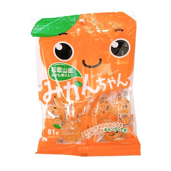川口製菓　みかんちゃん　90ｇ×10袋  　オレンジキャンデー　あめ　アメ　飴