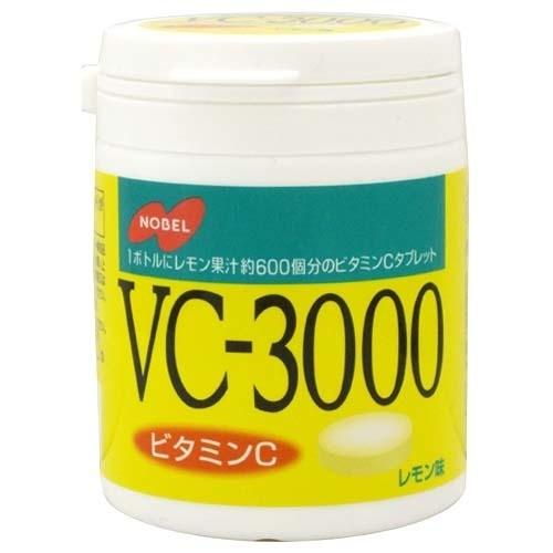 VC-3000 タブレット レモン 150ｇ　ボトルタイプX6個　ノーベル製菓｜mizota