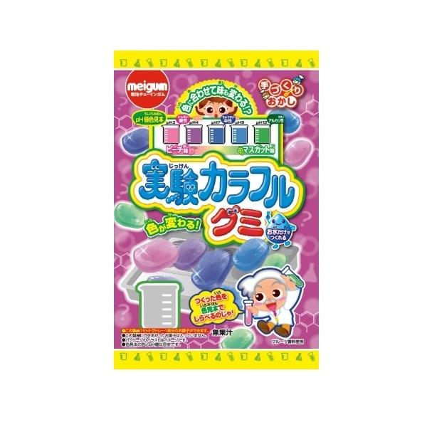 実験カラフルグミ g １袋 明治チューインガム 手づくりおかし 知育菓子 Delofklank Nl