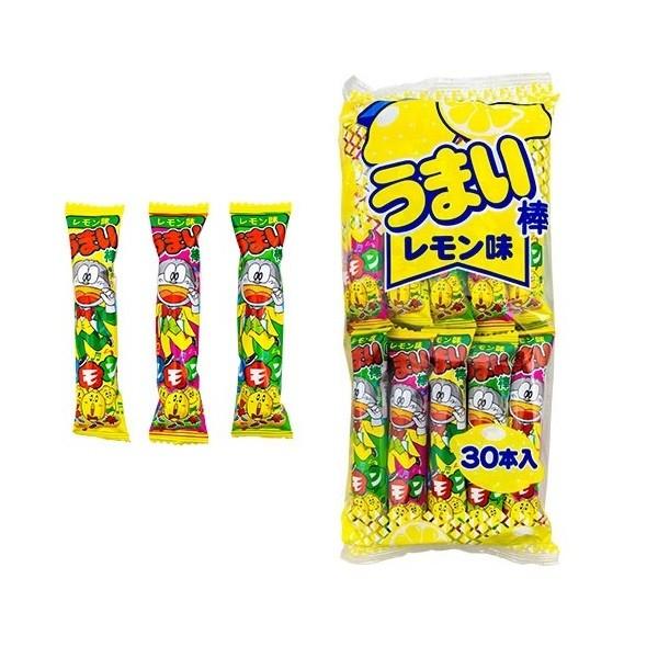 うまい棒 レモン味 30本 やおきん 数量限定生産 1 みぞた オンラインストアー 通販 Yahoo ショッピング