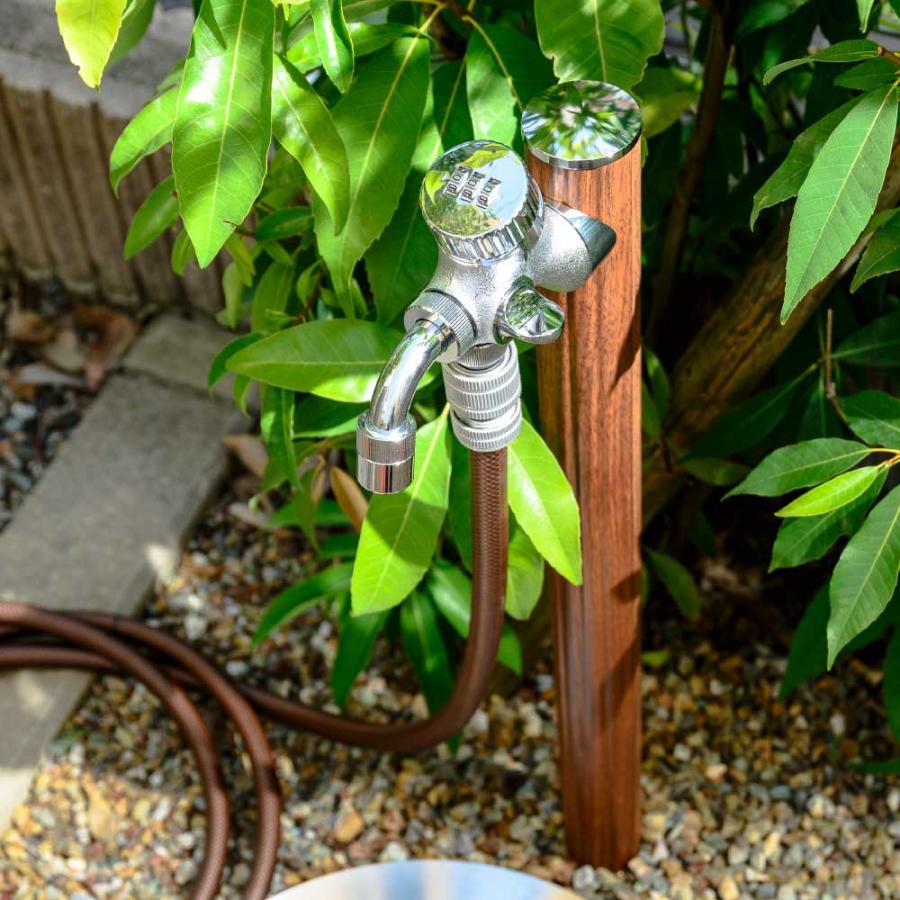 水生活製作所 丸型水栓柱17型(シルバー) | メーカー直 ガーデン