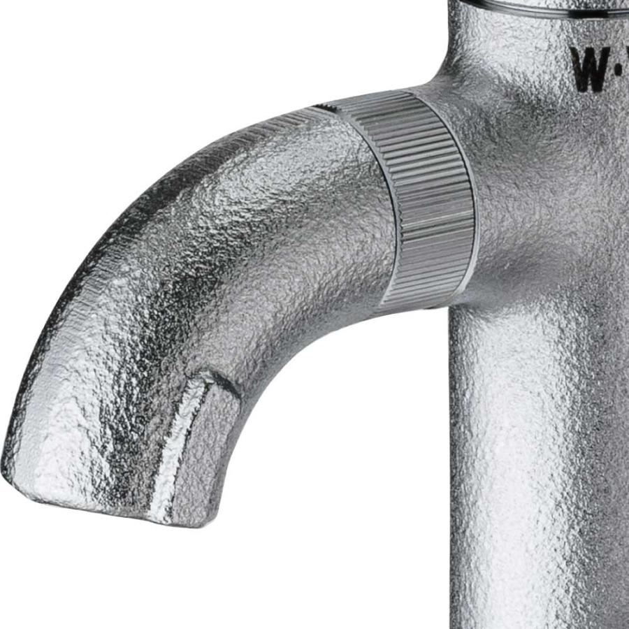 金属製シルバー蛇口 L字型散水用バルブ 3個セット［2258］ 水生活製作所 外 ガーデン おしゃれ 庭 屋外 水栓 蛇口 水道 シャワー