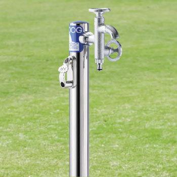 水生活製作所 リードフック付 水栓柱 ペット 庭 犬 ドックポール一体