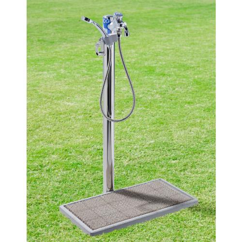 水生活製作所 リードフック付 水栓柱 ペット 庭 犬 ドックポール一体