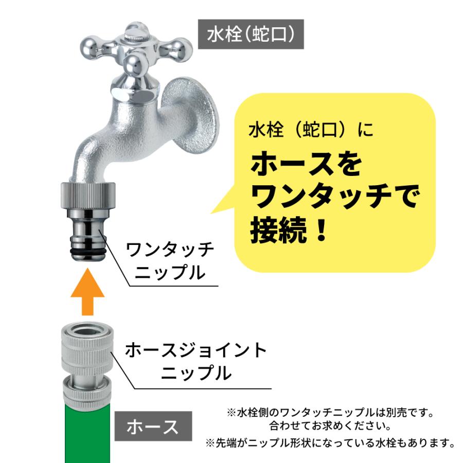 水生活製作所 ホースジョイントニップル ゴールド/シルバー ホース接続