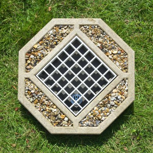 水生活製作所 水栓パン Octagon オクタゴン ブラウン ガーデンパン 水