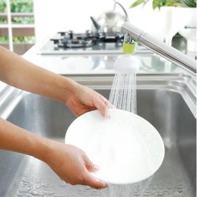 水生活製作所 ふりふりキッチンシャワー 全4色 3水流 ストレート