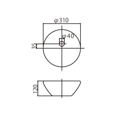水生活製作所 手洗鉢HAMON 信楽 白 陶器鉢 わびさび 信楽焼