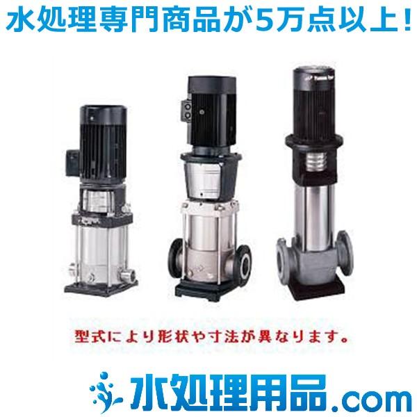 ツルミポンプ　立形多段うず巻インラインポンプ　TCRN型　50Hz　32mm　TCRN5-2