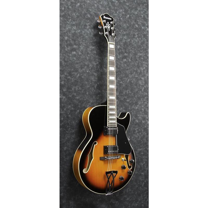 Ibanez/アイバニーズ フル・ホロウ・エレキギター AG75-BS バッグ付き