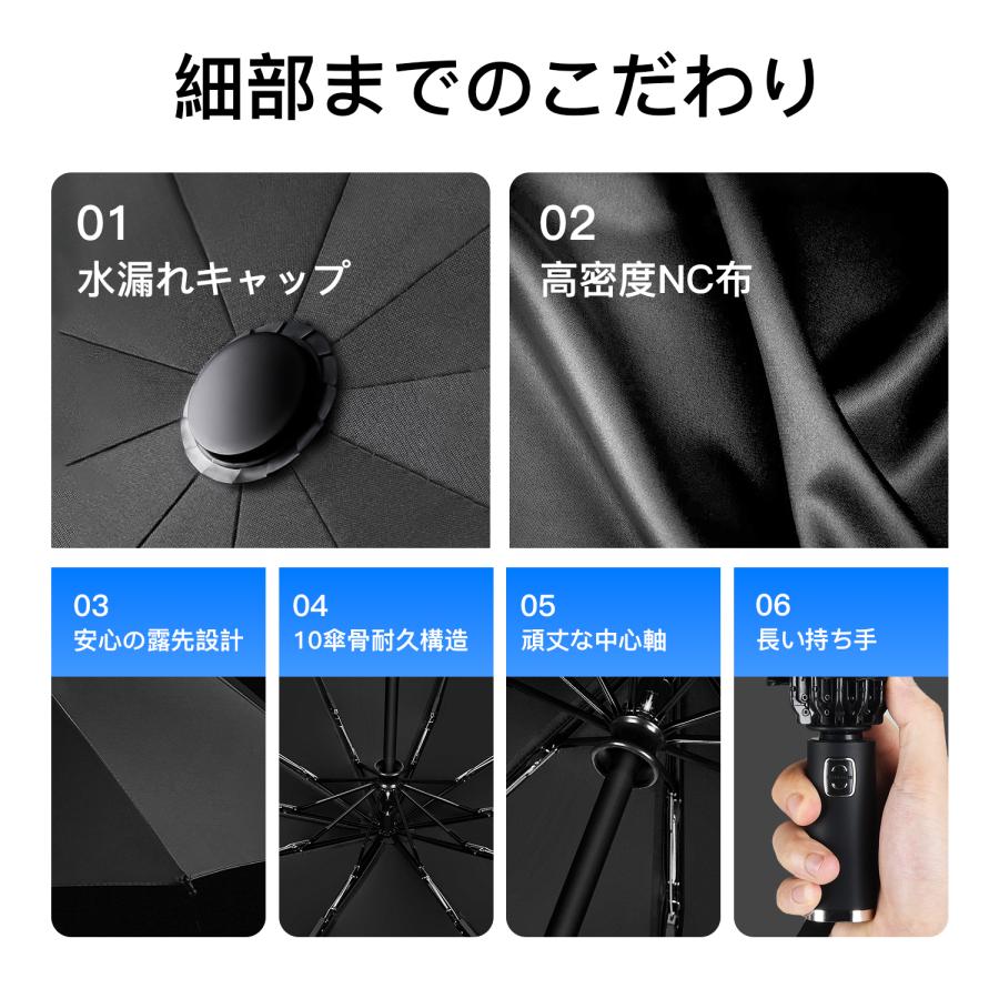 耐風強化】 折りたたみ傘 自動開閉 10本骨 逆さ傘 おりたたみ傘 耐風強化】 折りたたみ傘 自動開閉 10本骨 逆さ傘 おりたたみ傘
