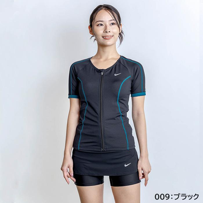 NIKE（ナイキ） レディース フィットネス水着 袖付きセパレート