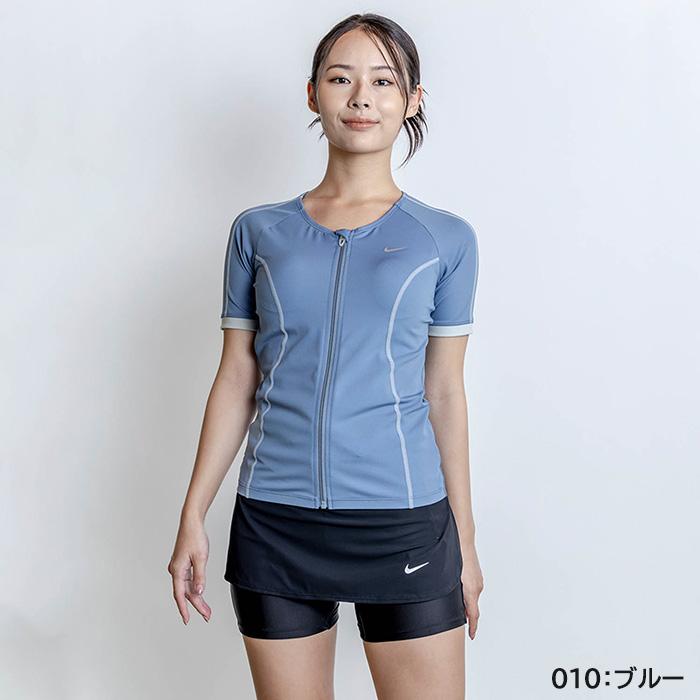 NIKE（ナイキ） レディース フィットネス水着 袖付きセパレート