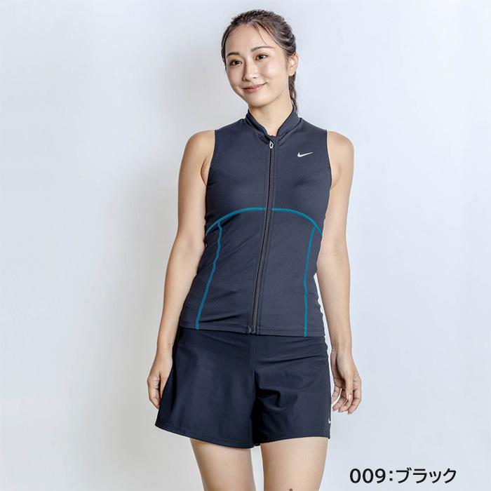 新品 ナイキ NIKE レディース フィットネス水着 Lサイズ 水泳 上下 セパレート NIKE（ナイキ） レディース フィットネス水着 袖付きセパレート