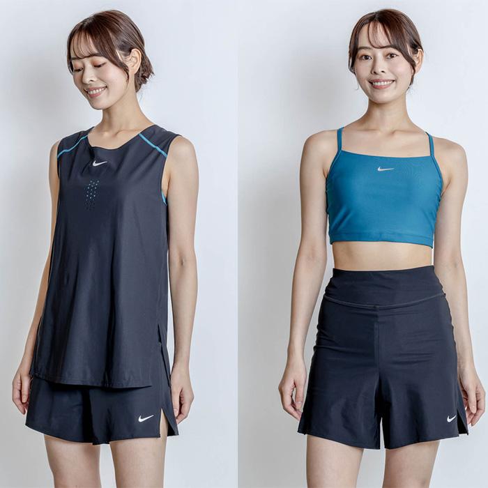 NIKE（ナイキ） レディース フィットネス水着 袖付きセパレート