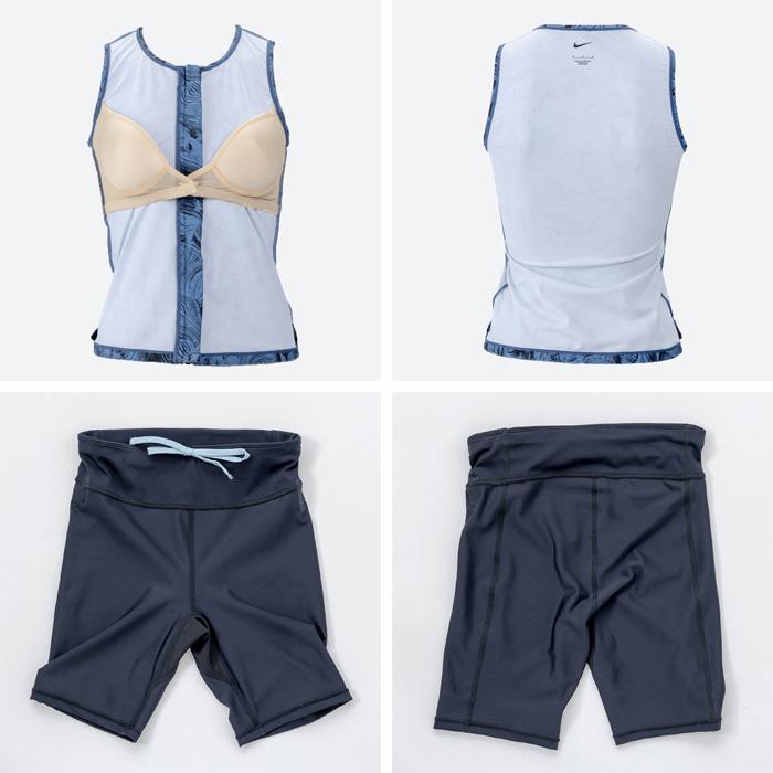 NIKE（ナイキ） レディース フィットネス水着 セパレート／フルジップ