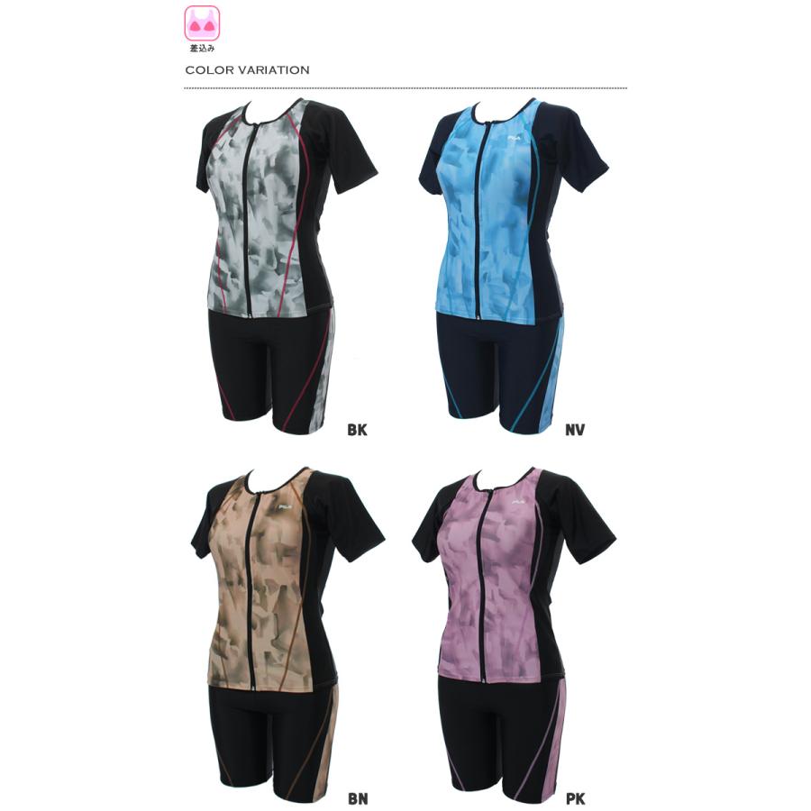 FILA 2025年/春夏新作 レディース フィットネス水着 袖付き