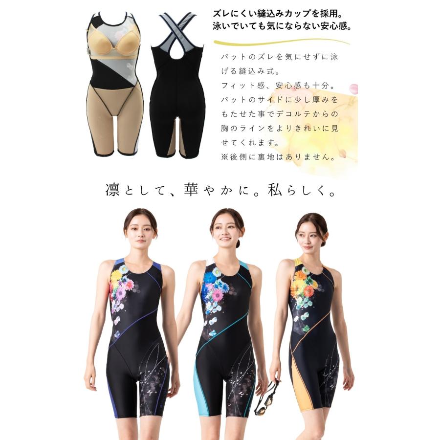 mihoro style レディース フィットネス水着 オールインワン 花柄 mihoro style レディース フィットネス水着 オールインワン 花柄