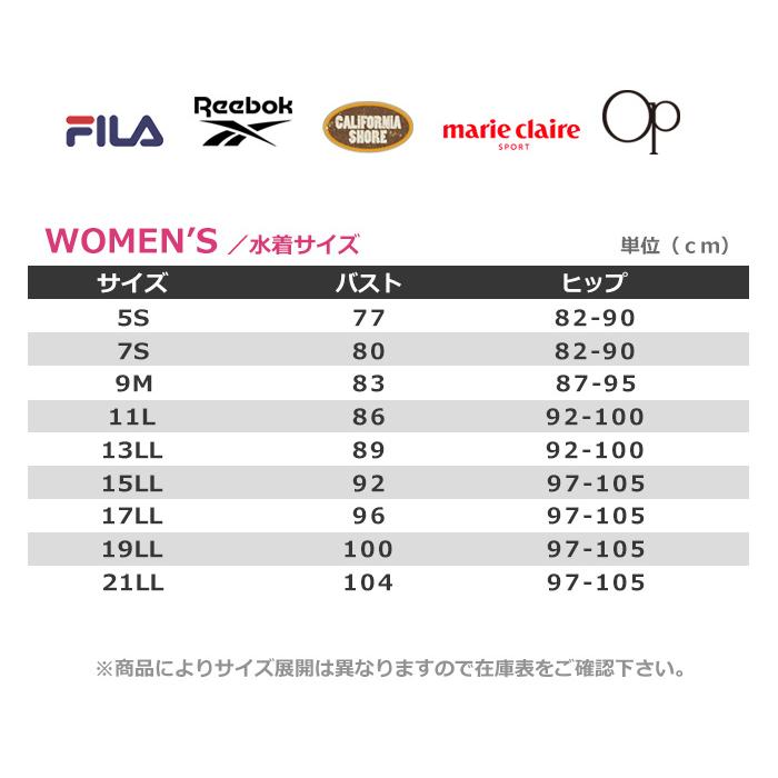 FILA（フィラ） レディース フィットネス水着 セパレート 女性・3点