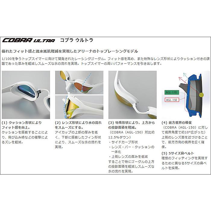 FINA承認モデル クッションあり 競泳用スイムゴーグル ミラーレンズ COBRA ULTRA コブラ ウルトラ SWIPE arena(アリーナ) AGL-O180M :AGL-O180M:水泳専門店MIHORO - 通販 - Yahoo!ショッピング FINA承認モデル クッションあり 競泳用スイムゴーグル ミラーレンズ COBRA ULTRA コブラ ウルトラ SWIPE arena(アリーナ) AGL-O180M :AGL-O180M:水泳専門店MIHORO - 通販 - Yahoo!ショッピング