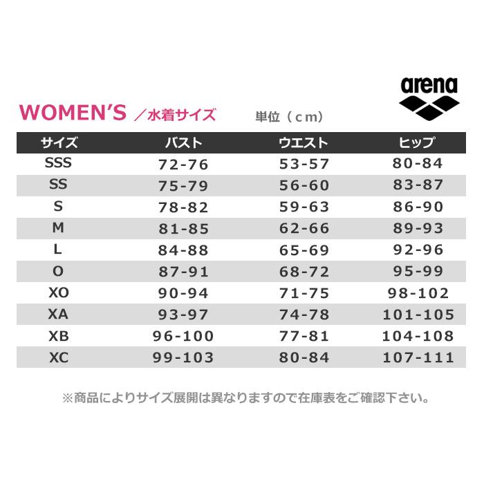アリーナ（arena） レディース 競泳練習用水着 AS4FWM04W : 水泳専門店