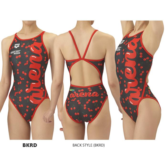 arena　アリーナ　女性用水着　ブラック×レッド　Lサイズ　新品 アリーナ（ARENA）（レディース）競泳水着 水泳 タフスーツ 黒×赤 S-LL