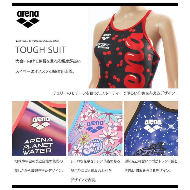 arena　アリーナ　女性用水着　ブラック×レッド　Lサイズ　新品 アリーナ（arena） レディース 競泳練習用水着 2026年/春夏新作