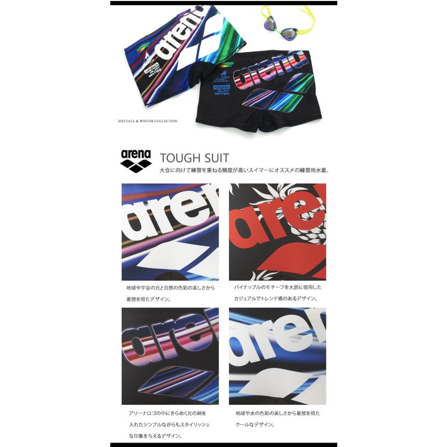 アリーナ（arena） メンズボックス 競泳練習用水着 AS5FWM17M : 水泳