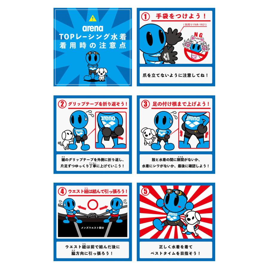 アリーナ FINA承認 メンズ 高速水着 POWERSKIN CARBON AIR2