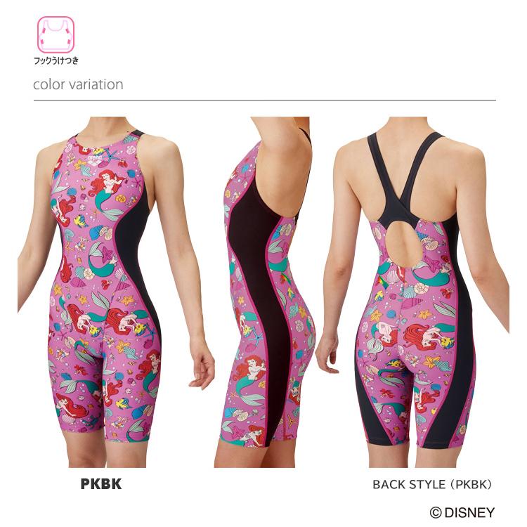 新品　レディース　アリーナ　ディズニー　競泳水着　L 練習用　長持水着　アリエル レディース 競泳練習用水着 arena アリーナ DISNEY ディズニー