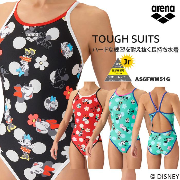 アリーナ（arena） ジュニア水着 女子 競泳練習用水着 DISNEY
