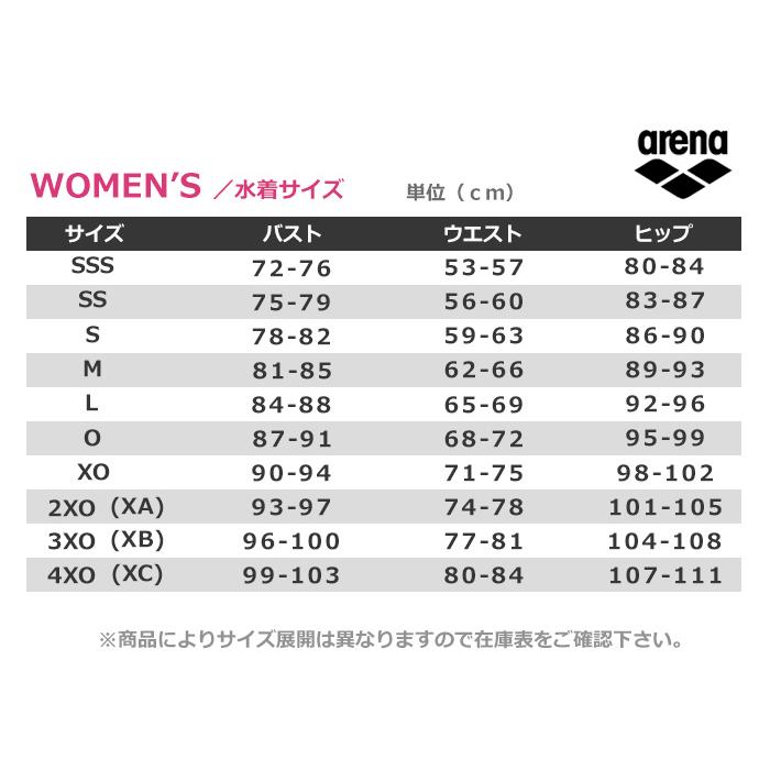 アリーナ（arena） レディース 競泳練習用水着 AS6SWM28L : 水泳専門店