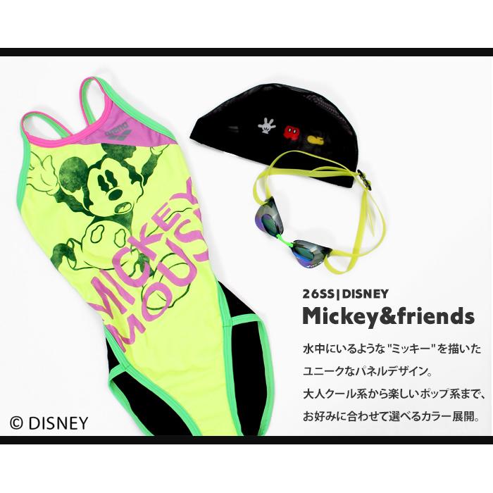 アリーナ（arena） レディース 競泳練習用水着 DISNEY ディズニー