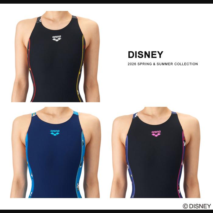 アリーナ（arena） レディース 競泳練習用水着 DISNEY ディズニー 2026