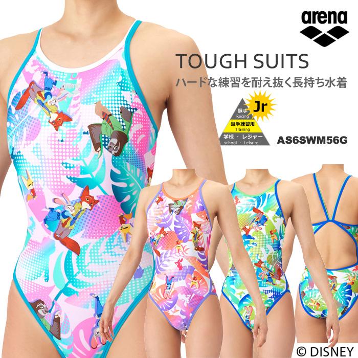 アリーナ（arena） ジュニア水着 女子 競泳練習用水着 DISNEY