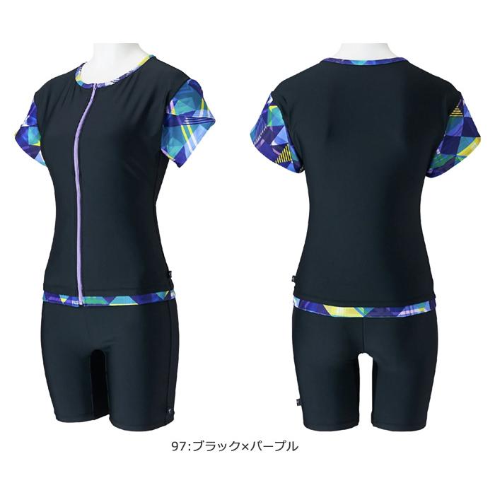 MIZUNO（ミズノ） レディース フィットネス水着 袖付きセパレート