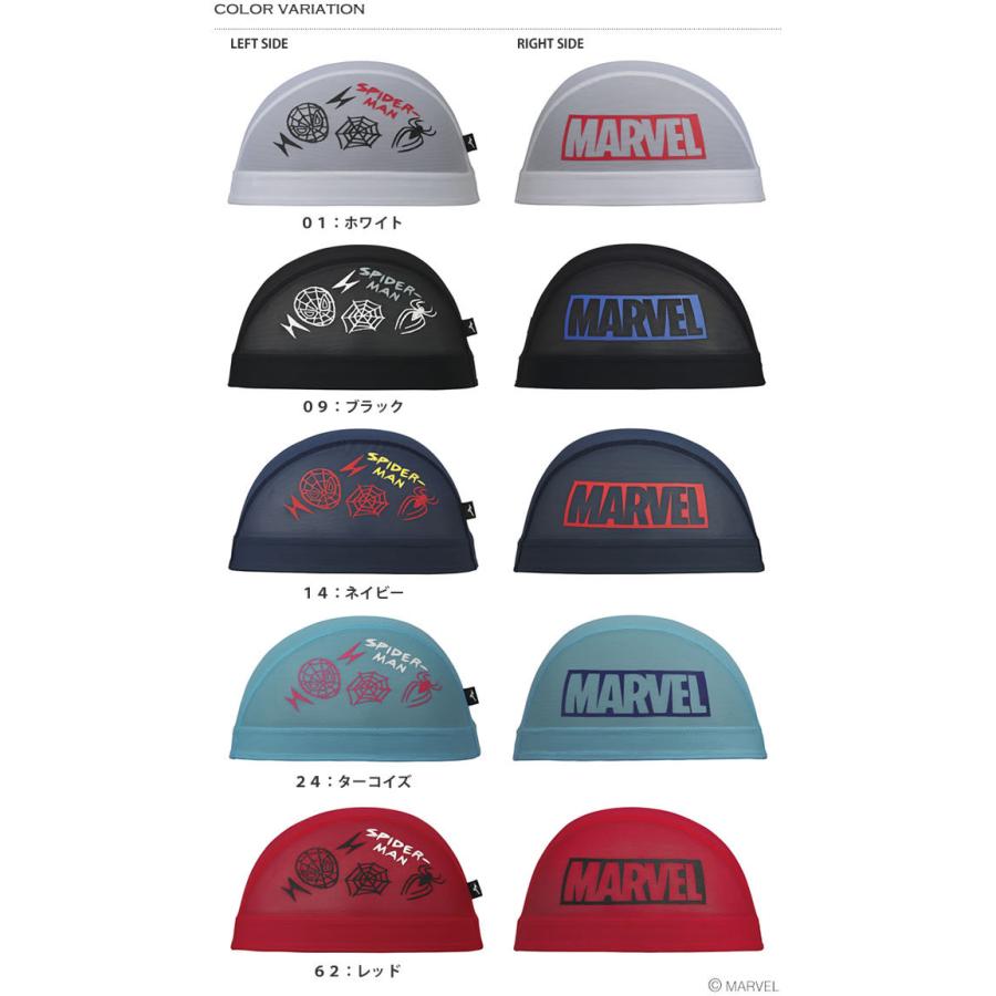 21年 春夏新作 海外限定 メッシュキャップ スイムキャップ 子供用 大人用 Mizuno ミズノ ディズニー スパイダーマン N2jw1091 マーベル